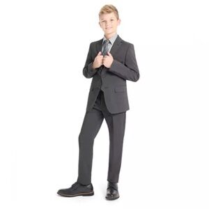Kenneth Cole Charcoal Suit for Boys